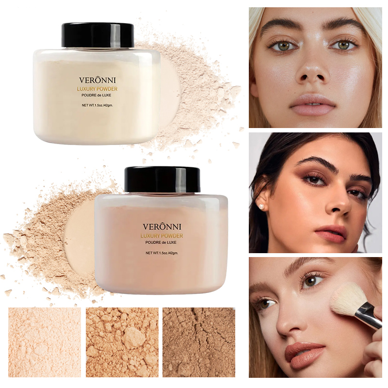 Luxury Skincare Tools - 6 Kolorów Luksusowy Puder, Podkład do